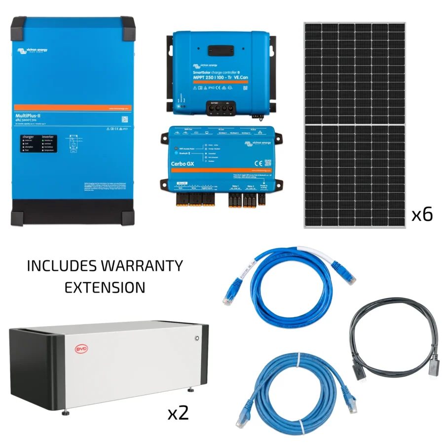 5kw Single Phase System Victron Solar Bundle