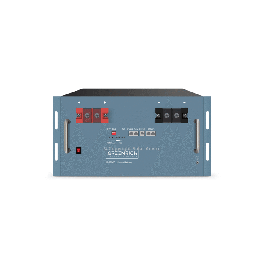 5kwh GREENRICH Lithium Battery 48v Rack Mount